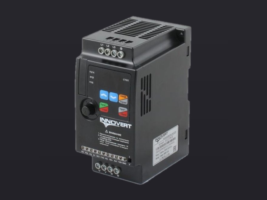 Преобразователь частоты INNOVERT ISD551M43E mini PLUS, выходной ток 2.0 А (0,55 кВтx380 В)