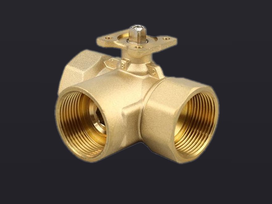 Кран шаровой трехходовой BVM 3-way DN32-KVS16.0