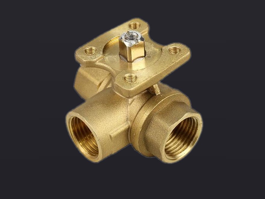 Кран шаровой трехходовой BVM 3-way DN15-KVS1.6